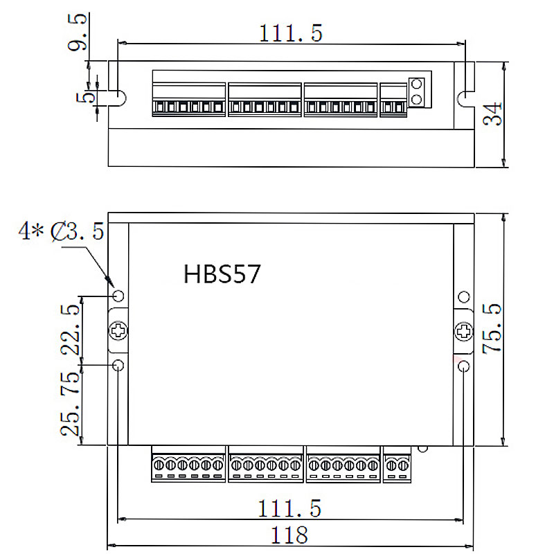 HBS-57 二相閉環(huán)步進(jìn)驅(qū)動(dòng)器